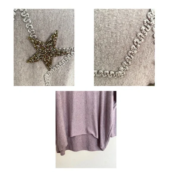 Made in Italy Sequin Star Sweater - Italian Boutique - Picture 4 of 6